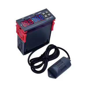 Contrôleur numérique de température et d'humidité Xuner-02 12V/24V/220V multi-tension avec écran LCD, précision 1C/0,1%HR, en plastique ABS - Product Image 2