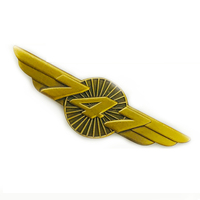 Badge métallique volant personnalisé, épinglette en émail, broche tendance avec logo sur mesure pour événements et cadeaux, émail de haute qualité
