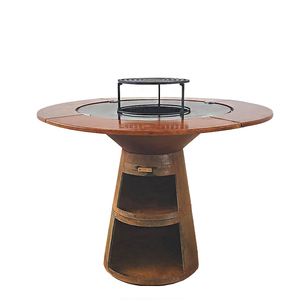Nueva innovación fácil <span class=keywords><strong>de</strong></span> montar Camping <span class=keywords><strong>Parrilla</strong></span> <span class=keywords><strong>De</strong></span> Barbacoa Leña Corten Steel Bbq Cabin - Product Image 3