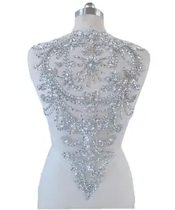 Изысканная мягкая Тюлевая кружевная ткань с очень бусинами и прозрачными блестками для свадебного платья