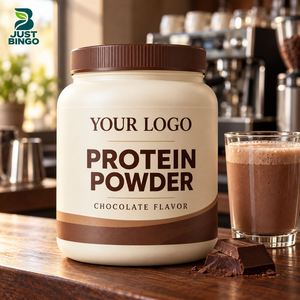 Fabricante OEM de Proteína Halal en Polvo de Marca Privada con Fórmula Personalizada y Diseño de Etiqueta de un Centro con Certificación GMP - Product Image 1