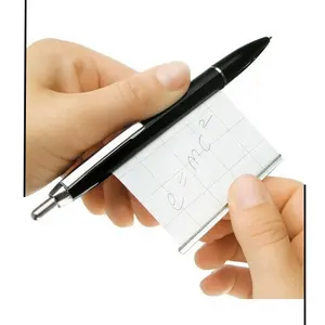 High standard click promotional calendar pen with metal clip