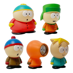5 pezzi/set di cartoni animati del parco sud Creative bambole decorazioni per auto in Pvc Anime Action figure - Product Image 2