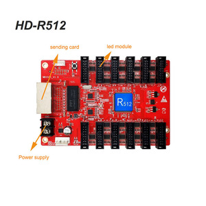 Thẻ Nhận HD-R512 Đủ Màu 256*256 Pixel Phạm Vi 12 * HUB75E 1/64 Quét Để Hiển Thị Màn Hình <span class=keywords><strong>Led</strong></span> Thẻ Gửi Huidu - Product Image 2