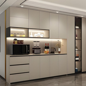 <span class=keywords><strong>Buffet</strong></span> de salon moderne de luxe en panneaux de bois, sans formaldéhyde, écologique, pour usage hôtelier, vente en gros - Product Image 6