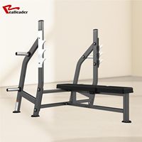 Machine de musculation professionnelle pour salle de sport, équipement de fitness, fabrication chinoise, nouveau design, banc plat durable