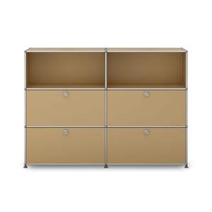 Aparador de Metal de estilo clásico contemporáneo KD Muebles multifuncionales para sala de estar con casillero Hecho de acero inoxidable - Product Image 5