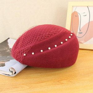 Chapeau à bec en laine pour adulte, chapeau en feutre, taille ajustable, élégant, casquettes bol, spécial fête, royaume-uni, X5117 - Product Image 6