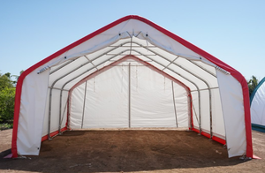 Tente de stockage robuste résistante au vent et à la neige, structure en treillis galvanisé à chaud, excellent rapport qualité-prix, pour bâtiment de type hangar ou tente de salon professionnel - Product Image 4