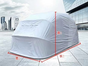 Abri de voiture pliable rétractable, abri de voiture étanche, garage, <span class=keywords><strong>stationnement</strong></span> de véhicules, <span class=keywords><strong>camping</strong></span> en métal télescopique, autoportant lourd - Product Image 5