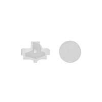 Kit de boutons décoratifs pour manette PS5, couleur noir et blanc, option DIY, boutons de partage, accessoires de décoration