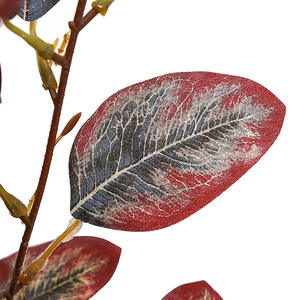 I558 foglie di <span class=keywords><strong>eucalipto</strong></span> artificiale decorazioni per la casa di nozze ornamenti sala matrimonio sfondi fase - Product Image 3