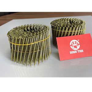 Clous en bobine d'acier galvanisé 2,5x70mm en gros, clous en fil métallique renforcé collés, prêts à l'exportation depuis le Vietnam - Product Image 1