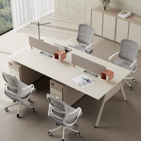 Nuevas Mamparas Modulares para Oficina, Mesa de Oficina para Computadora, Estación de Trabajo, Escritorio de Oficina para 2, 4, 6, 8 Personas, Cubículo de Oficina