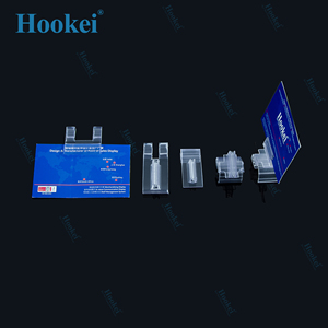 Hookei PVC cinta de espuma transparente estantería al ras SuperGrip estante con bisagras superior borde cuadrado soporte de señal - Product Image 1