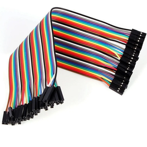 2.54 毫米杜邦 40 针彩虹带状跳线电缆母对母，适用于面包板 Arduino Raspberry Pi - Product Image 1