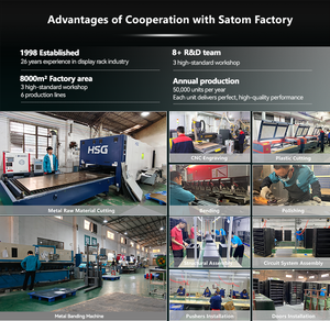 Présentoir mural métallique personnalisé pour cigarettes et tabac, idéal pour les magasins de tabac en Moyen-Orient et en Afrique - Product Image 6