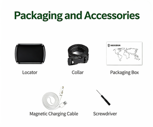 Traceur GPS intelligent 4G Beidou <span class=keywords><strong>pour</strong></span> animaux de compagnie avec alarmes de vibration/mouvement/perimètre, <span class=keywords><strong>collier</strong></span> étanche <span class=keywords><strong>sans</strong></span> <span class=keywords><strong>fil</strong></span> <span class=keywords><strong>pour</strong></span> chats/chiens, compatible Baidu/Google - Product Image 6