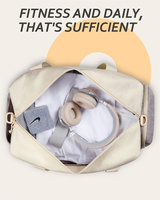 Bolsa de viaje personalizada Unisex ligera para gimnasio, Yoga y deportes, para fin de semana durante la noche con compartimento para zapatos, estilo de moda