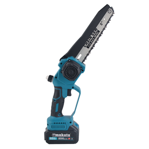Scie à chaîne électrique sans fil rechargeable de qualité industrielle Tmokota 21V, <span class=keywords><strong>8</strong></span> pouces, portable, pour l'abattage des arbres - Product Image 3
