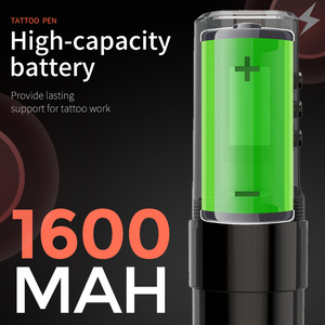 Machine à Tatouer Sans Fil à Courses Réglables avec Alimentation Sans Fil de 1600 mAh et Écran LED Numérique - Product Image 6