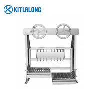Kitlalong – équipement de cuisine commerciale, meilleure vente, four à bois, grill à Steak, four à charbon à deux roues