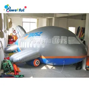 0.18mm पीवीसी विज्ञापन ब्लींप हीलियम inflatable हीलियम हवाई पोत गुब्बारा