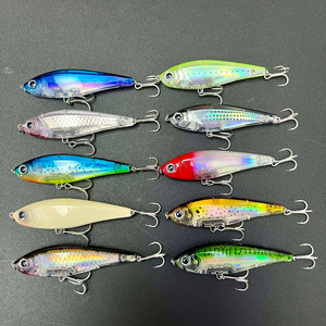 CHEERY XX-026 Señuelo de superficie 3D Inshore <span class=keywords><strong>90ss</strong></span> tipo lápiz 70mm 8g para lubina, lucio, zander, carpa, perca - Pesca en agua dulce y salada - Product Image 1