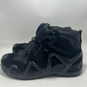 TSB07 Black Suede Cow Leather Middle Top <b>Hiking</b> <b>Boots</b> Durable Tactical Shoes Outdoor Training Footwear - Product Image 4