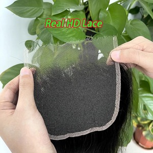 Thẳng thực HD đóng cửa 5x5 đóng cửa Chỉ tan chảy da Pre ngắt vô hình HD ren 4x4 4x6 13x4 ren phía trước 100% nguyên tóc con người - Product Image 2