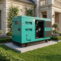 40KW 50KVA Cummins Schallgedämpfter Dieselgenerator 50Hz 60Hz 380V 400V 415V für Haus, Bauernhof, Werkstatt, Notstromversorgung