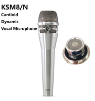 Microphone Paulkitson KSM8, microphone professionnel pour scène, microphone filaire pour enregistrement en studio, équipement audio