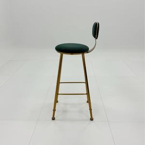 Light Luxury bar Chair Ins Simple Internet Celebrity bar <strong>Stool</strong> Front Desk Coffee Restaurant Casual Backrest <strong>High</strong> <strong>Table</strong> <strong>Stool</strong> - Product Image 3