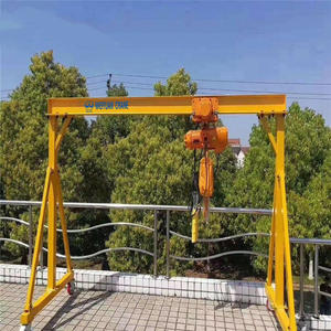 Mini grue à portique électrique <span class=keywords><strong>portable</strong></span> Entrepôt une grue à portique mobile <span class=keywords><strong>portable</strong></span> Usine chinoise 1 2 3 5 tonnes - Product Image 2
