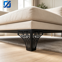 Moderne Eisenmuster-Sofabeine, robust, einfache Installation, für Küche, Esszimmer, Wohnzimmer, Schlafzimmer, Heimbüro