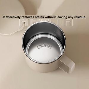 Taza de Acero Inoxidable 304 de Doble Pared con Aislamiento al Vacío, Tapa con Aislamiento Térmico de 6 a 12 Horas, a Prueba de Fugas y Resistente a Caídas, para Café de Oficina - Product Image 5