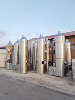 Tour d'adsorption des gaz d'échappement par pulvérisation humide Kaicheng SS, taux de purification de 99 % pour ateliers de peinture, charbon actif