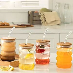 Bicchiere trasparente creativo bicchieri-cerchio irregolare a parete singola tazze per bevande <span class=keywords><strong>Latte</strong></span> acqua fredda bere gelato <span class=keywords><strong>Latte</strong></span> caffè <span class=keywords><strong>Latte</strong></span> - Product Image 5
