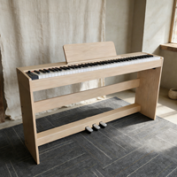 Piano numérique portable professionnel Beisite 88 touches, source sonore French Dream, planche acoustique en bois massif, haut-parleurs intégrés, robuste