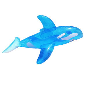 <b>Inflatable</b> Whale <b>Floating</b> Lounger 150x84x68cm Blue Color For <b>Pool</b> Adult Use - Product Image 4