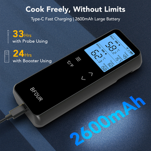 <span class=keywords><strong>Termometro</strong></span> <span class=keywords><strong>per</strong></span> Carne WiFi con Doppia Sonda Bluetooth, Impermeabile IP67 <span class=keywords><strong>per</strong></span> Griglia, <span class=keywords><strong>Forno</strong></span> e Affumicatore - Product Image 4