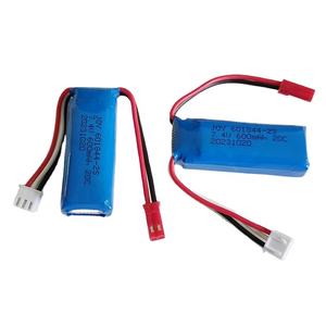 공급 601844 2S 7.4V 450mAh 20C 충전식 lipo 배터리 rc 리튬 이온 배터리 - Product Image 1