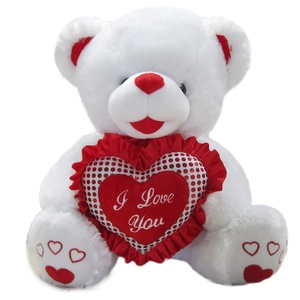 Animaux en peluche, cœur rouge doux, peluche licorne, ours en peluche, cadeaux pour filles, pour la Saint-Valentin - Product Image 4