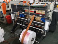 Machine à fabriquer des sacs de courses en polyéthylène PP, machine à sceller et à couper les sacs en plastique nylon