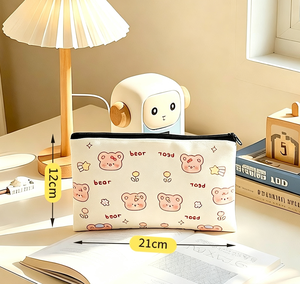 Large Quantity Canvas Storage <b>Bag</b> Pen Case Simple Style Primary Secondary Students for Training Promotion Pencil <b>Bag</b> - Product Image 6