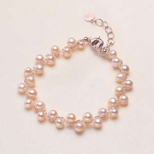 Dropshipping Small Commodity Stall Accessory Source <b>Pearl</b> <b>Jewelry</b>-Freshwater <b>Pearl</b> Necklace and Bracelet for Women - Product Image 2
