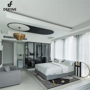 Set di <span class=keywords><strong>arredamento</strong></span> della camera da letto dell'<span class=keywords><strong>hotel</strong></span> di lusso italiano moderno King Size <span class=keywords><strong>Hotel</strong></span> Set di camere da letto con divano sedia - Product Image 4