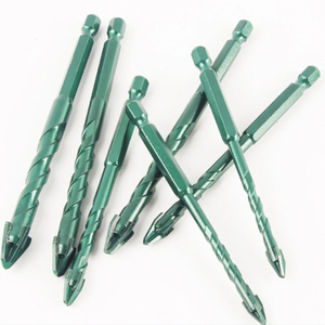 <span class=keywords><strong>Foret</strong></span> à <span class=keywords><strong>verre</strong></span> en carbure de titane vert avec queue hexagonale excentrique et pointe en carbure, avec cannelure, pour <span class=keywords><strong>verre</strong></span>, céramique et carrelage en porcelaine - Product Image 4