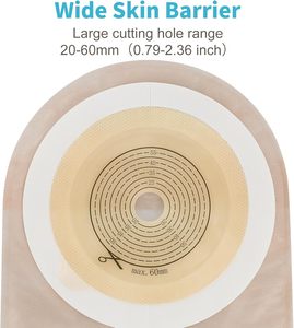 กระเป๋า Colostomy ถุงผ่าตัดชิ้นเดียวตัดให้พอดีกับกระเป๋าที่มีการปิดสำหรับการดูแลมะเร็งเต้านม - Product Image 6