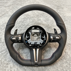 Volante Deportivo <span class=keywords><strong>M</strong></span> de Cuero Completo para <span class=keywords><strong>BMW</strong></span> <span class=keywords><strong>320</strong></span> 525 F10 F30 E90 F70 E71 F31 F32 F34 F36 X5 X6 F01 F07 F20 F11 F22 F25 M3 M4 M5 - Product Image 3